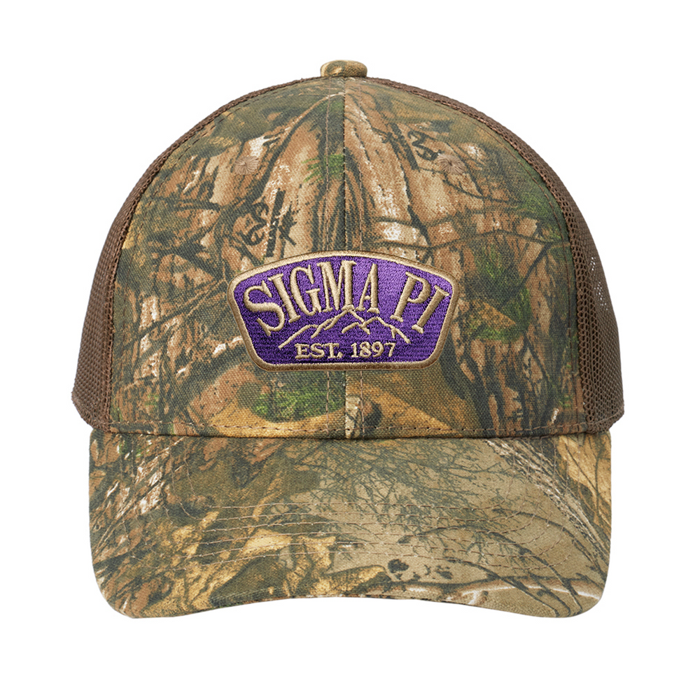 Sigma Pi Outdoors Camo Mesh Hat
