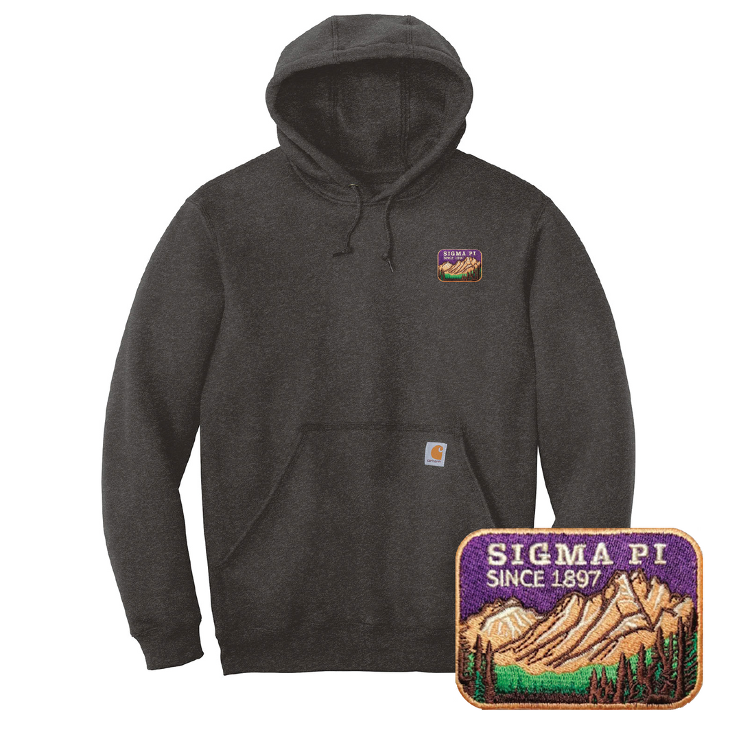 OUTDOORS COLLECTION: Sigma Pi Carhartt Hooded Sweatshirt