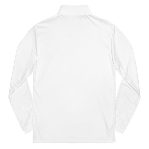 Sigma Pi Adidas Quarter Zip Pullover in White