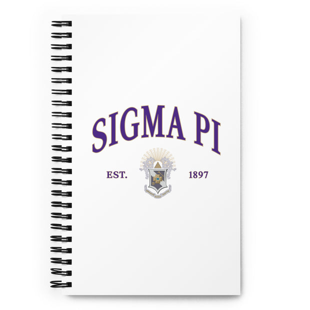 Sigma Pi Spiral Notebook