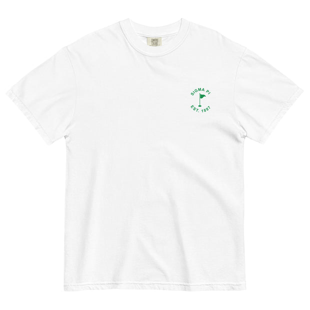 Sigma Pi Golf T-Shirt by Comfort Colors (2023)