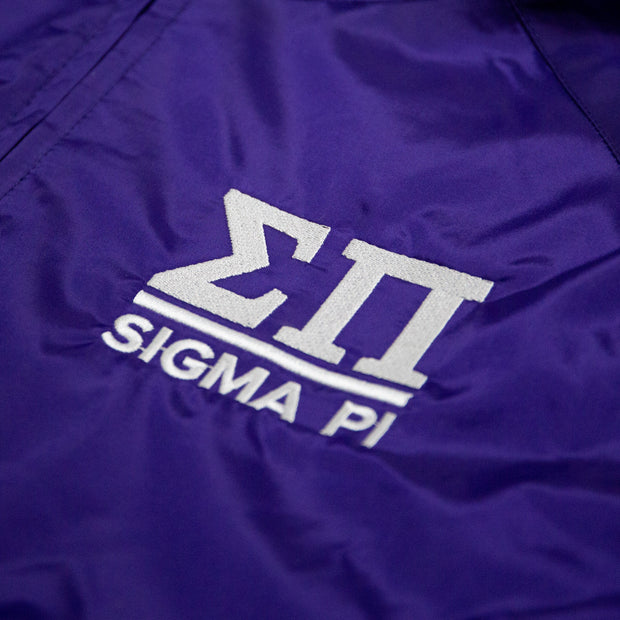 Sigma Pi Greek Letters Pullover Jacket