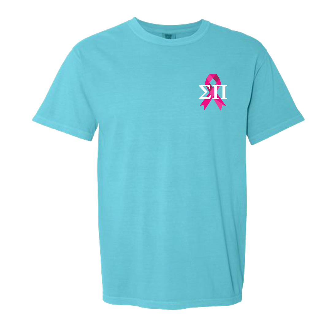 Sigma Pi Pink Ribbon Tee