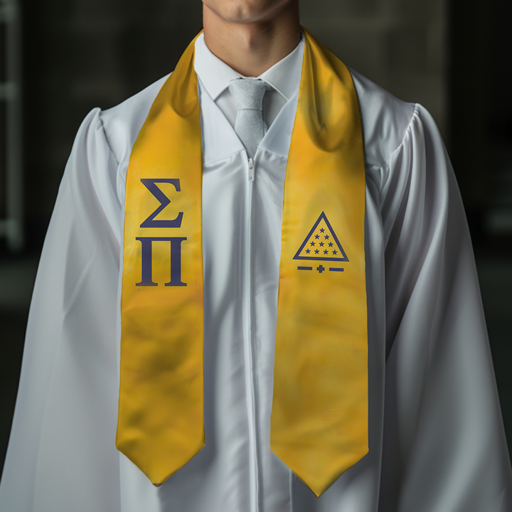 Sigma Pi 72" Embroidered Graduation Stole