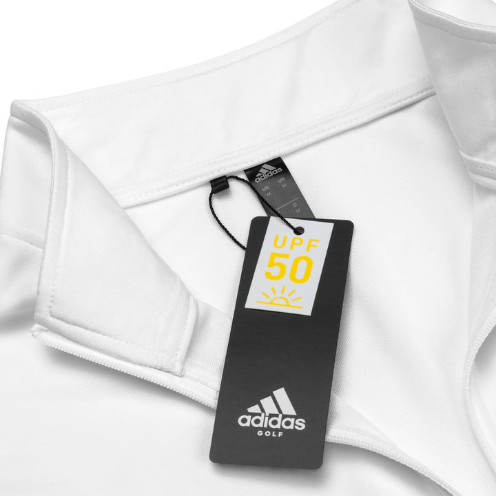 Sigma Pi Adidas Quarter Zip Pullover in White