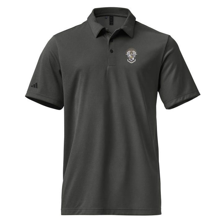 Sigma Pi Crest Space Dyed Polo by Adidas