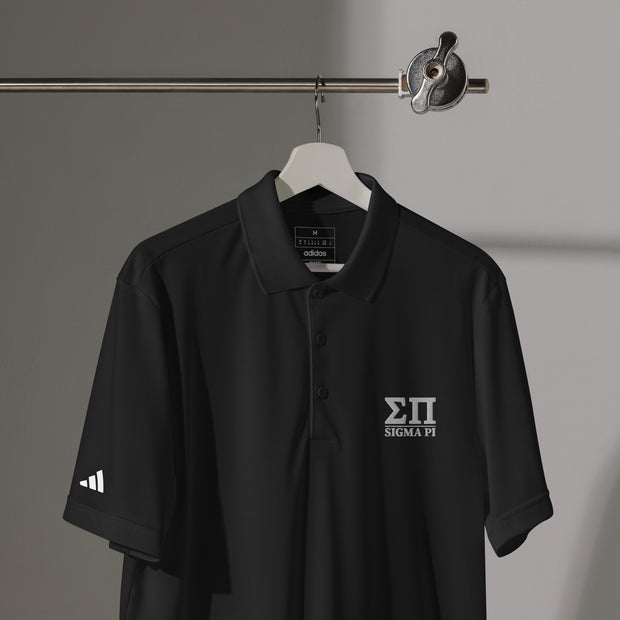 Sigma Pi Letters Polo by Adidas