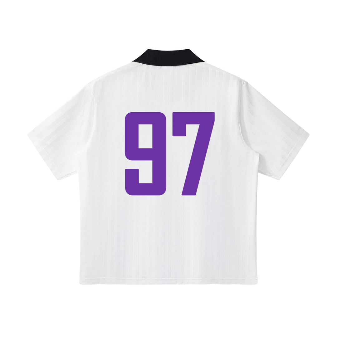 Sigma Pi Contrast Collar Striped Soccer Jersey