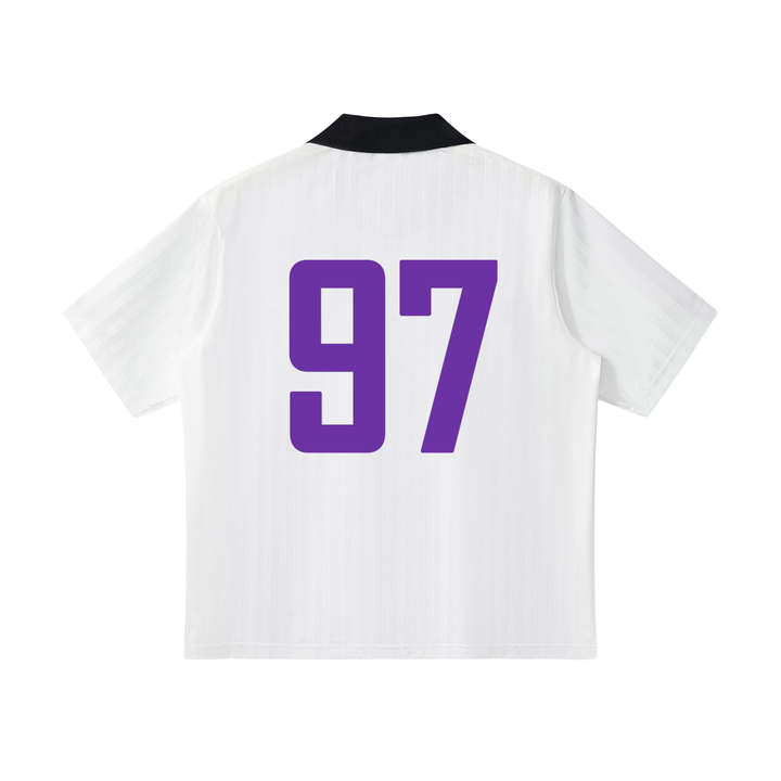 Sigma Pi Contrast Collar Striped Soccer Jersey