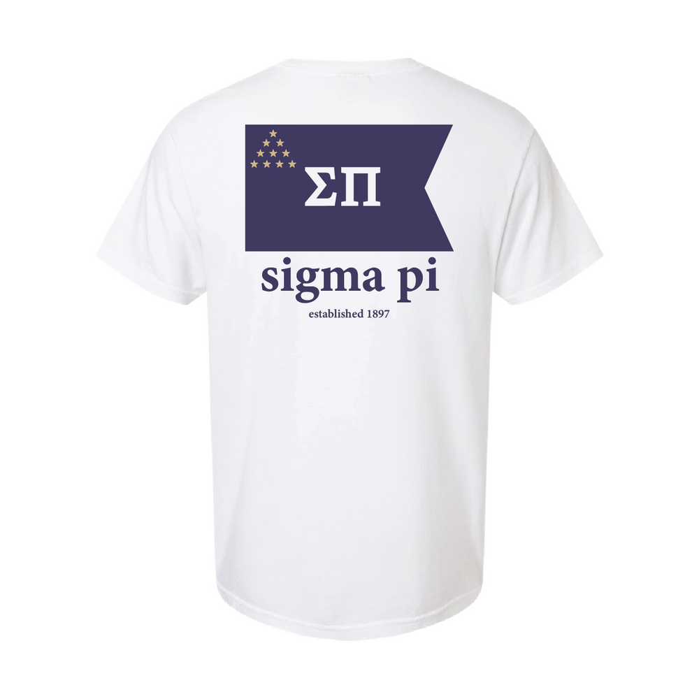 Sigma Pi Flag Pocket T-Shirt