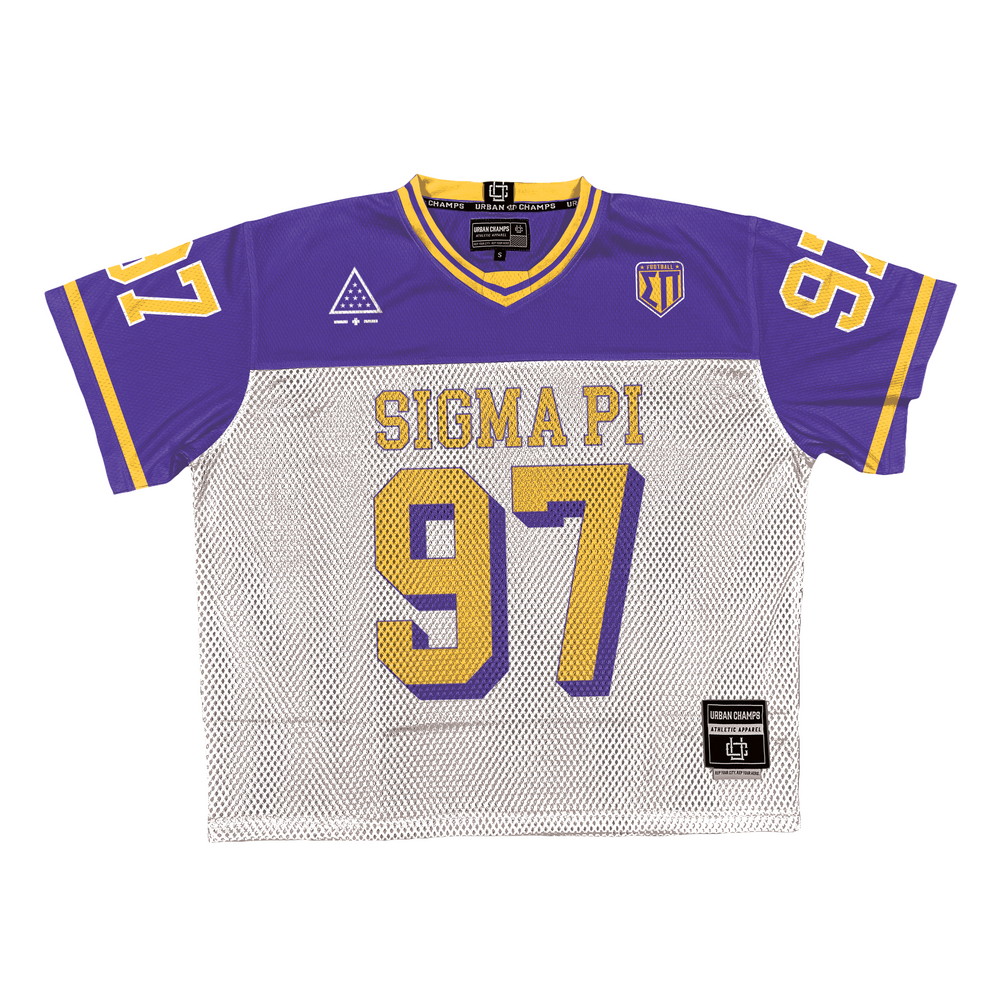 LIMITED PRE-ORDER: Sigma Pi Mesh Football Jersey