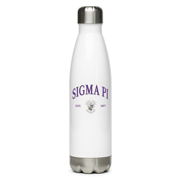 Sigma Pi Stainless Steel Water Bottle