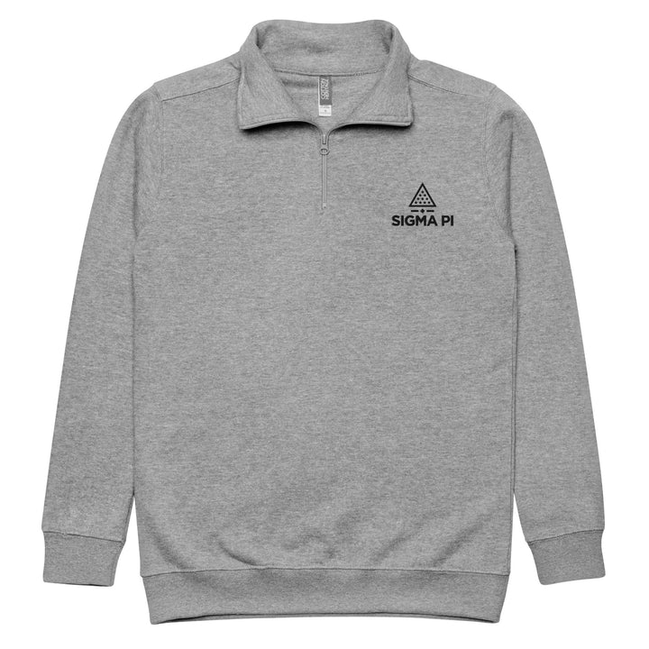 Sigma Pi Fleece Pullover in Grey