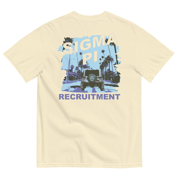 Sigma Pi Recruitment T-Shirt by Comfort Colors (2023)