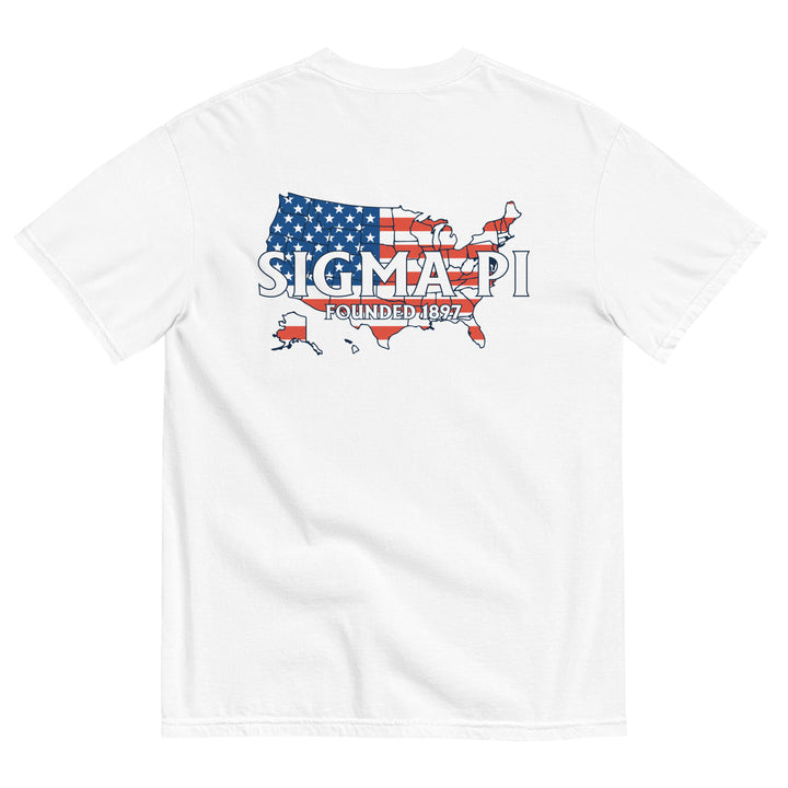 Sigma Pi Fourth Of July T-Shirt by Comfort Colors (2023)