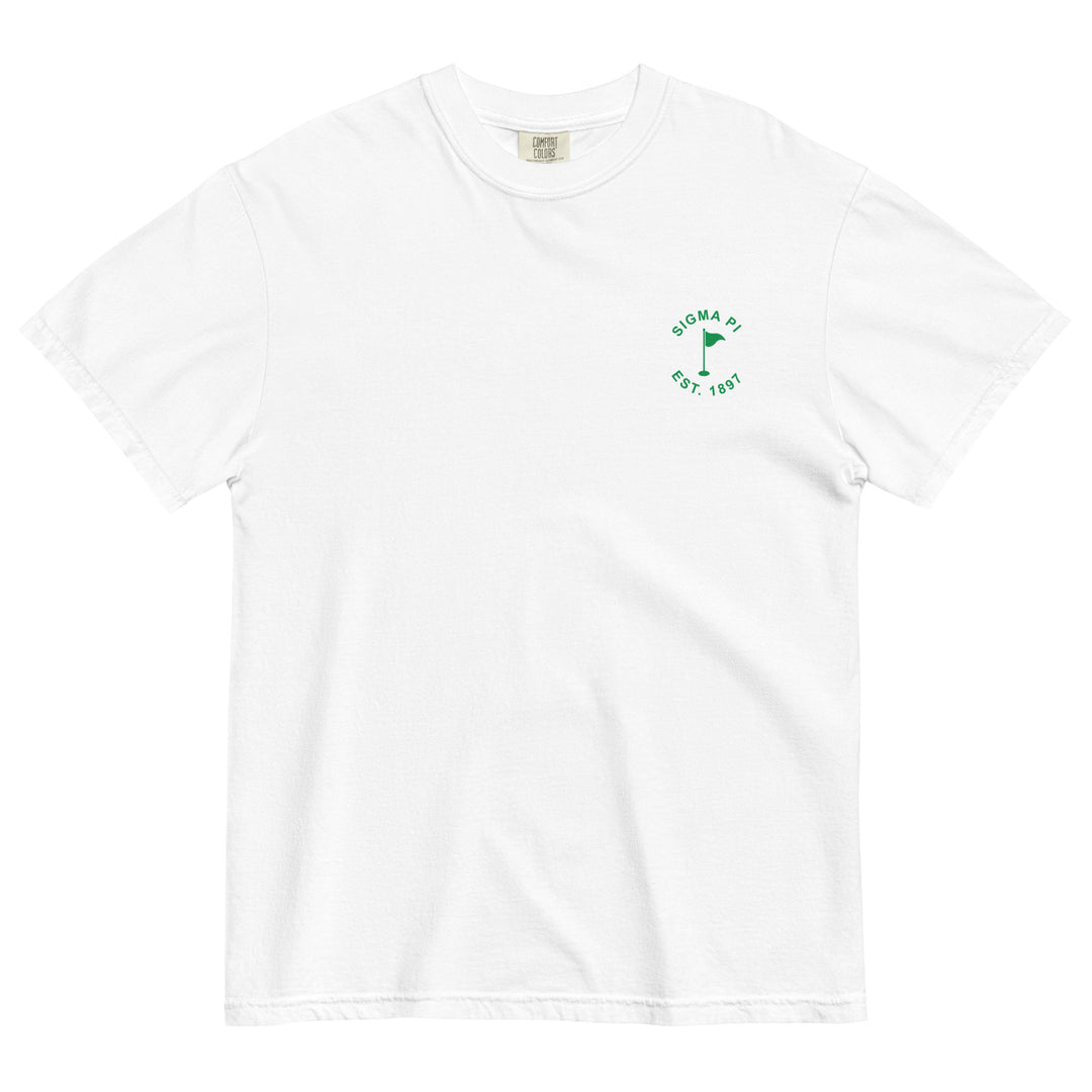 Sigma Pi Golf T-Shirt by Comfort Colors (2023)