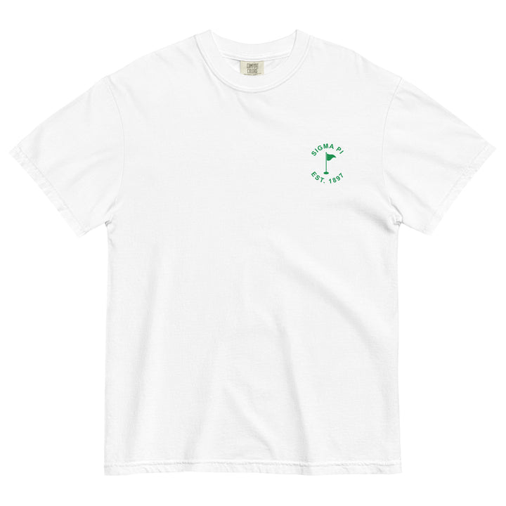 Sigma Pi Golf T-Shirt by Comfort Colors (2023)