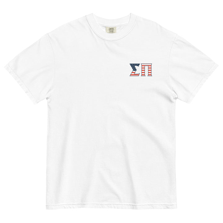 Sigma Pi Fourth Of July T-Shirt by Comfort Colors (2023)