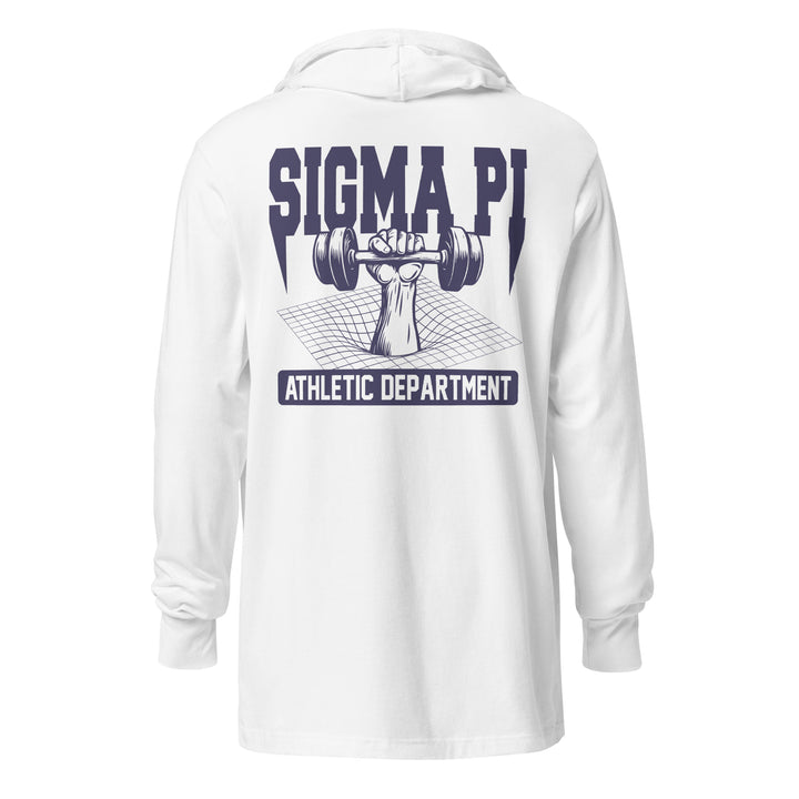 Sigma Pi Athletic Department Long Sleeve Hooded Shirt