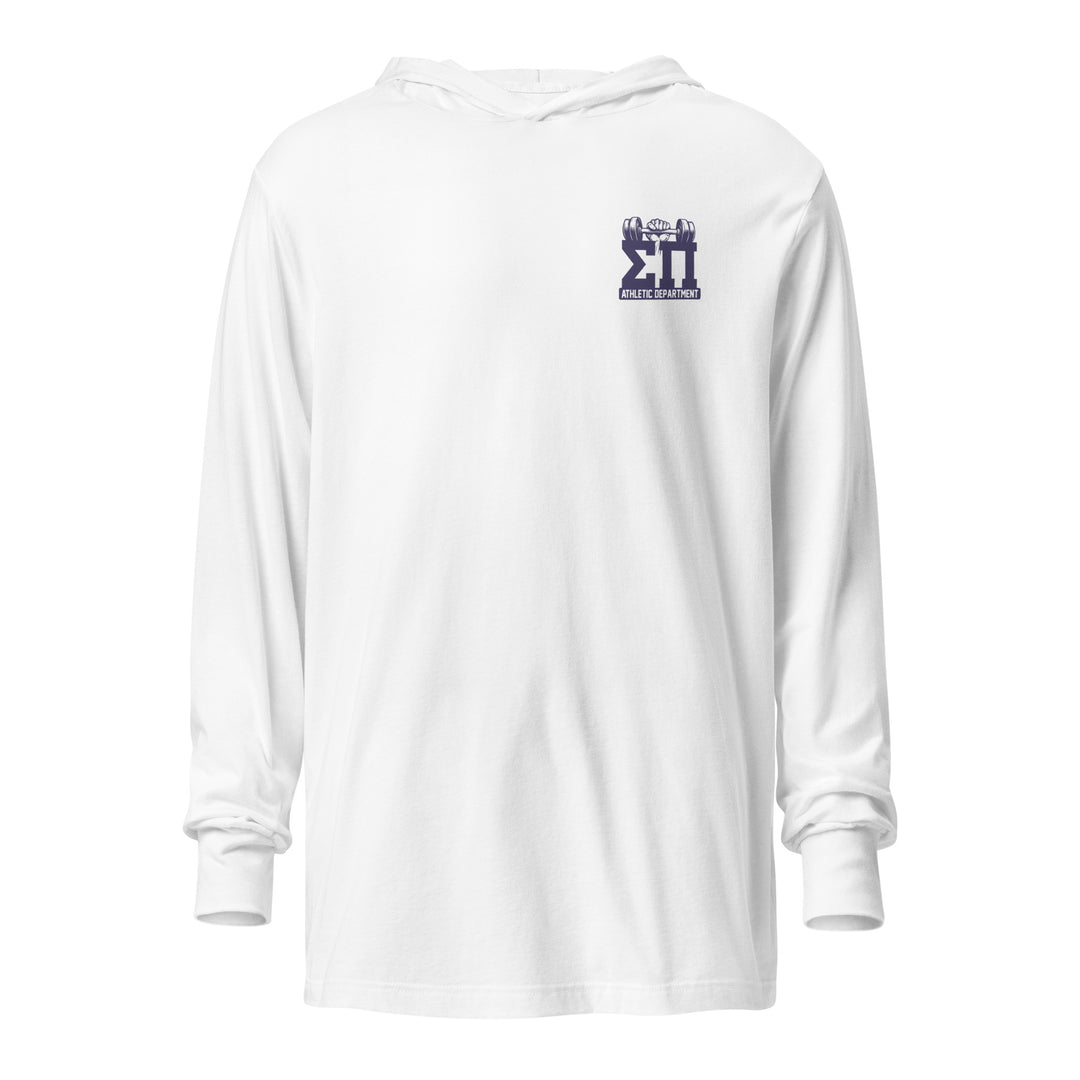 Sigma Pi Athletic Department Long Sleeve Hooded Shirt