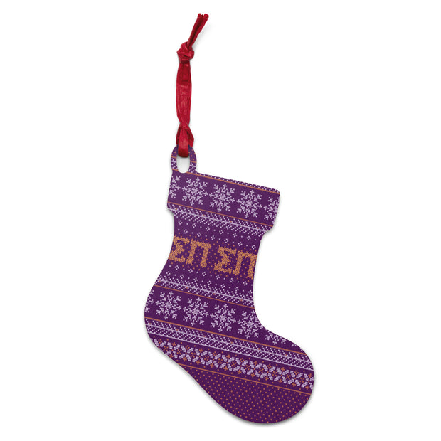 LIMITED RELEASE: Sigma Pi Wooden Ornament