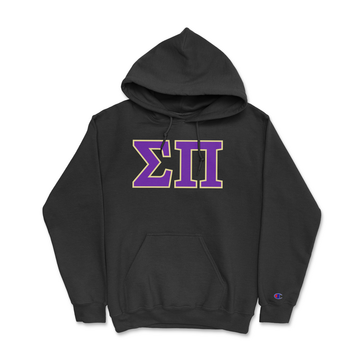 Sigma Pi Greek Letters Hoodie