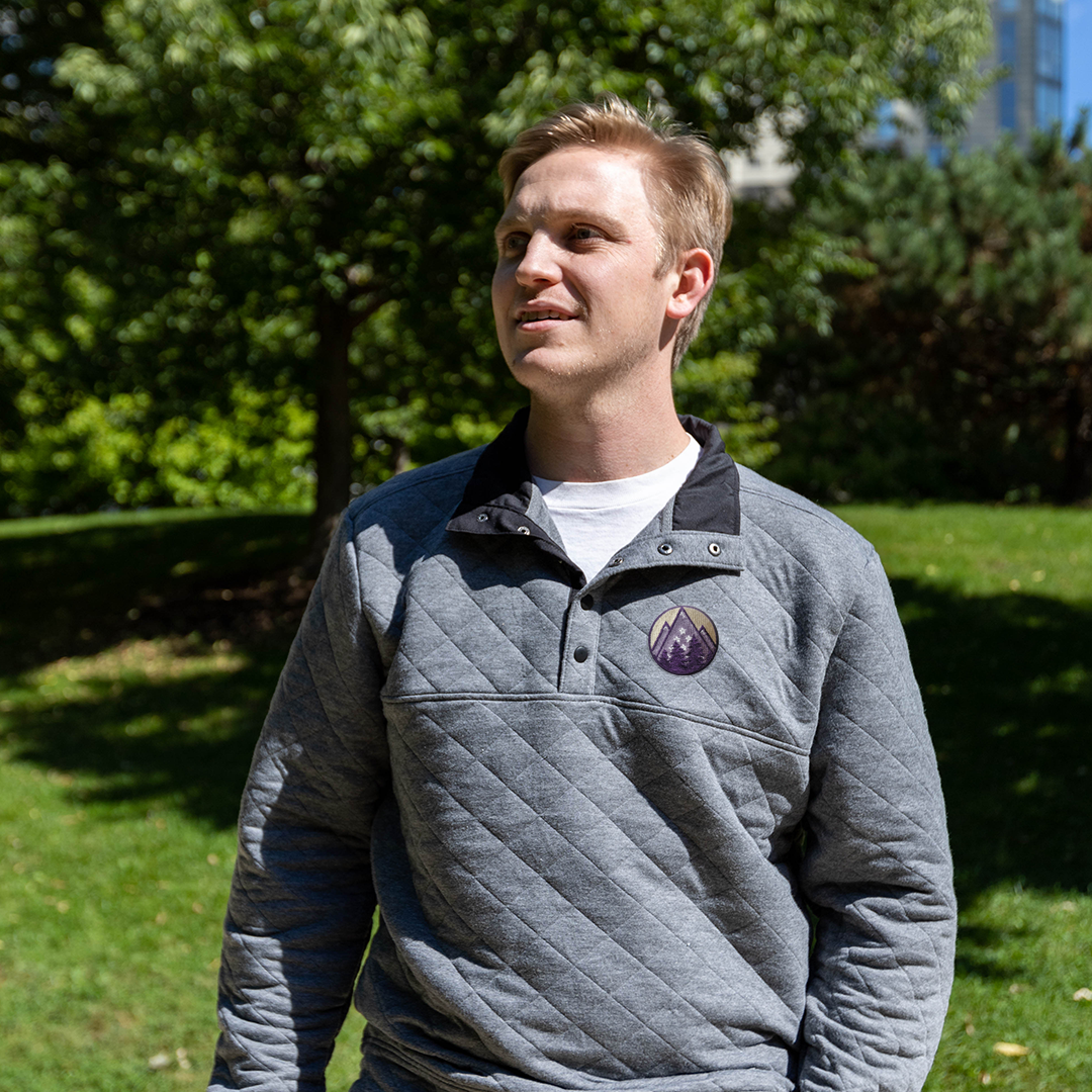 OUTDOORS COLLECTION 2022: Sigma Pi - Quilted Snap Pullover