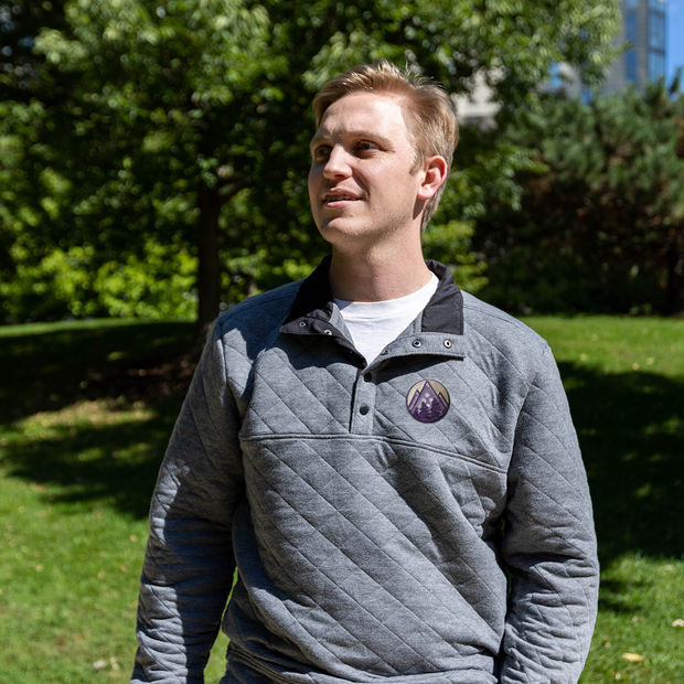 OUTDOORS COLLECTION 2022: Sigma Pi - Quilted Snap Pullover