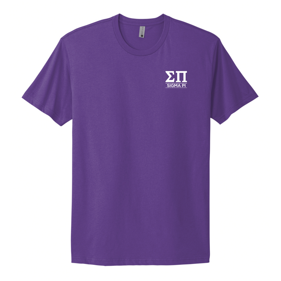 Sigma Pi Tee in Purple