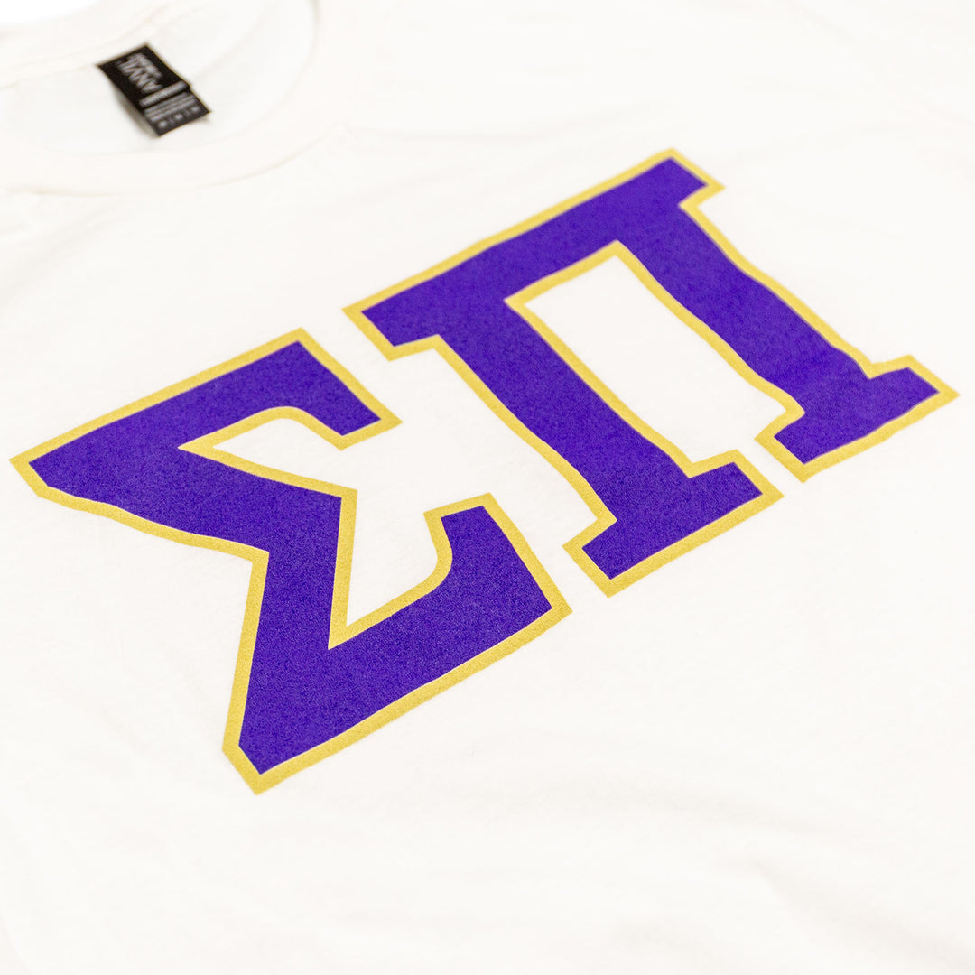 Sigma Pi Greek Letters Tee