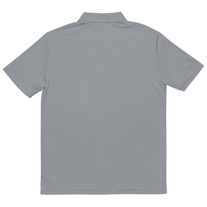 Sigma Pi Letters Performance Polo in Grey