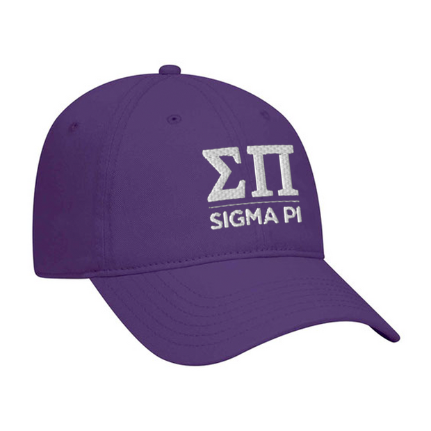 Sigma Pi Letters Dad Hat