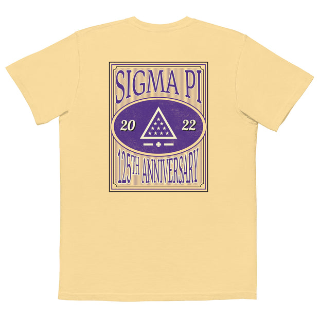 Sigma Pi 125 Years of Excellence Pocket Tee